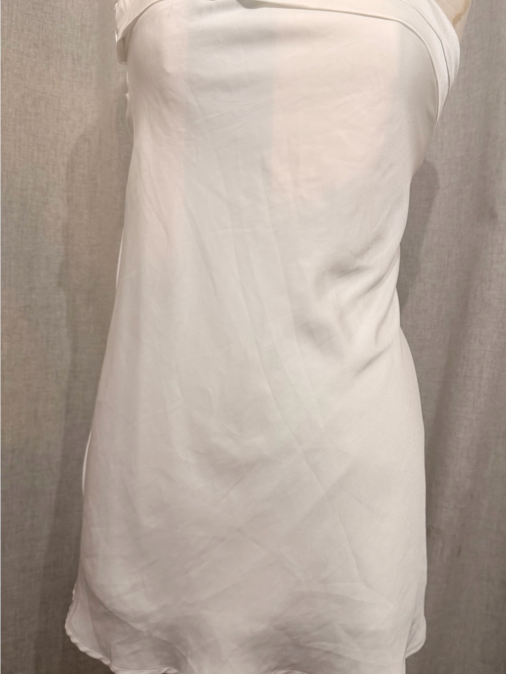 Princess Polly Strapless White Slip Dress